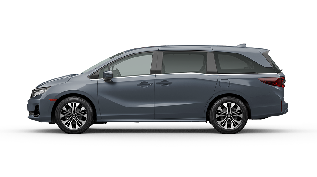 2027 Honda Odyssey 360 spin in Sonic Gray Pearl (Minivan).